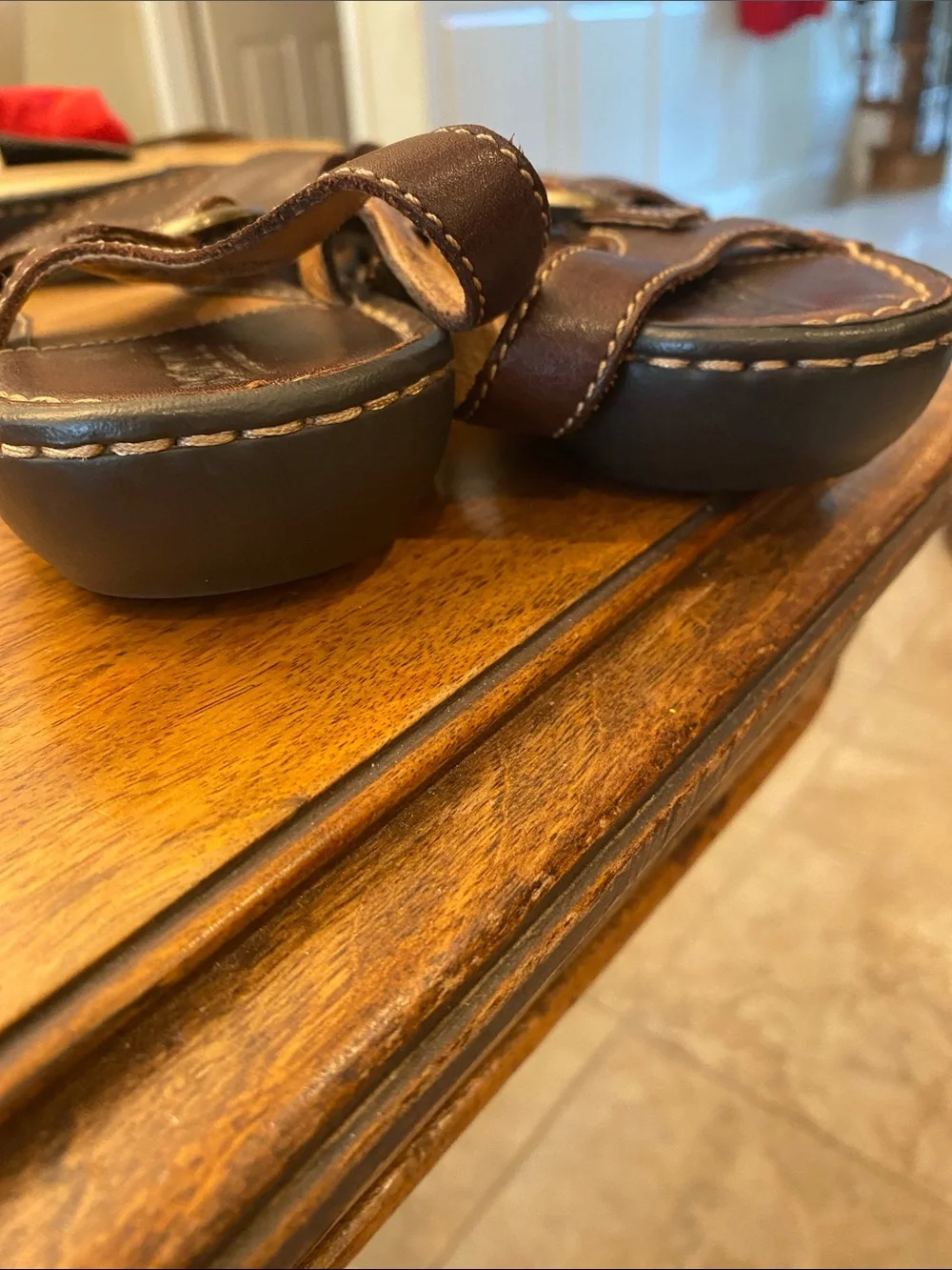 Born Sandals Women's Size 7 Brown Leather